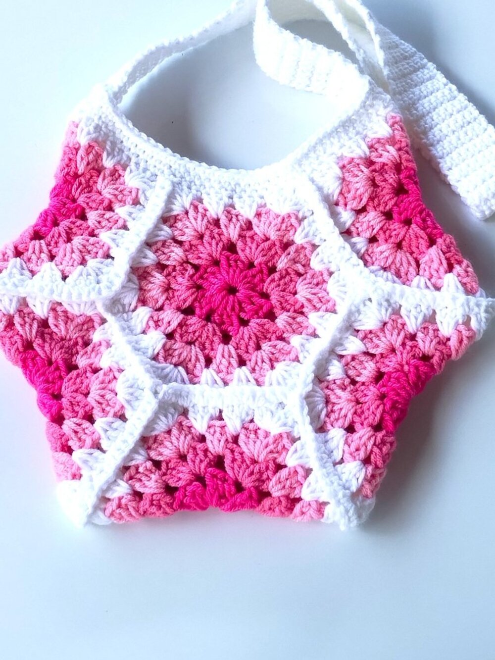 Handmade Crochet Hexagon Bag - Picture 1 of 1